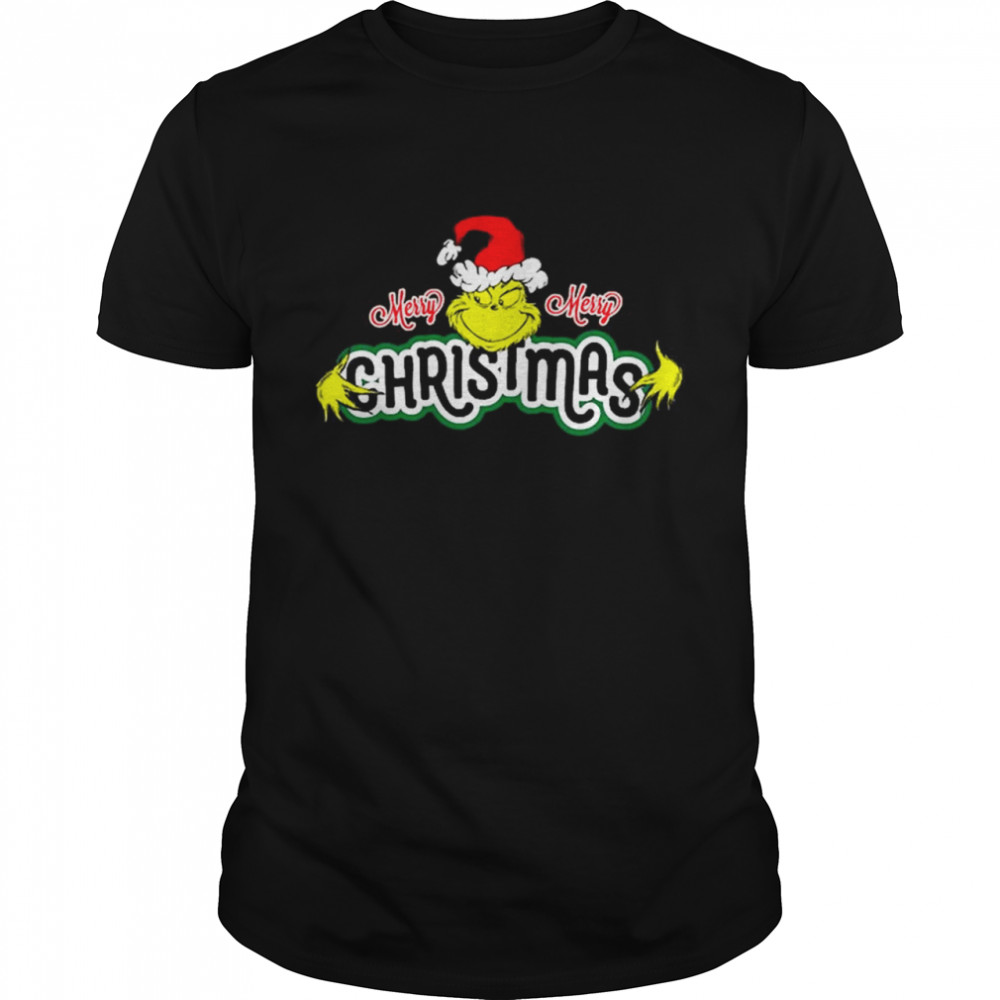 Santa Grinch merry christmas shirt Classic Men's T-shirt