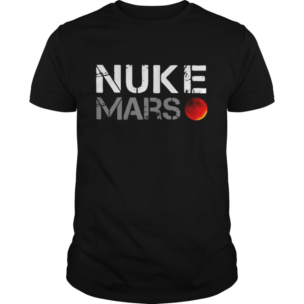 Spacexmr Nuke Mars  Classic Men's T-shirt