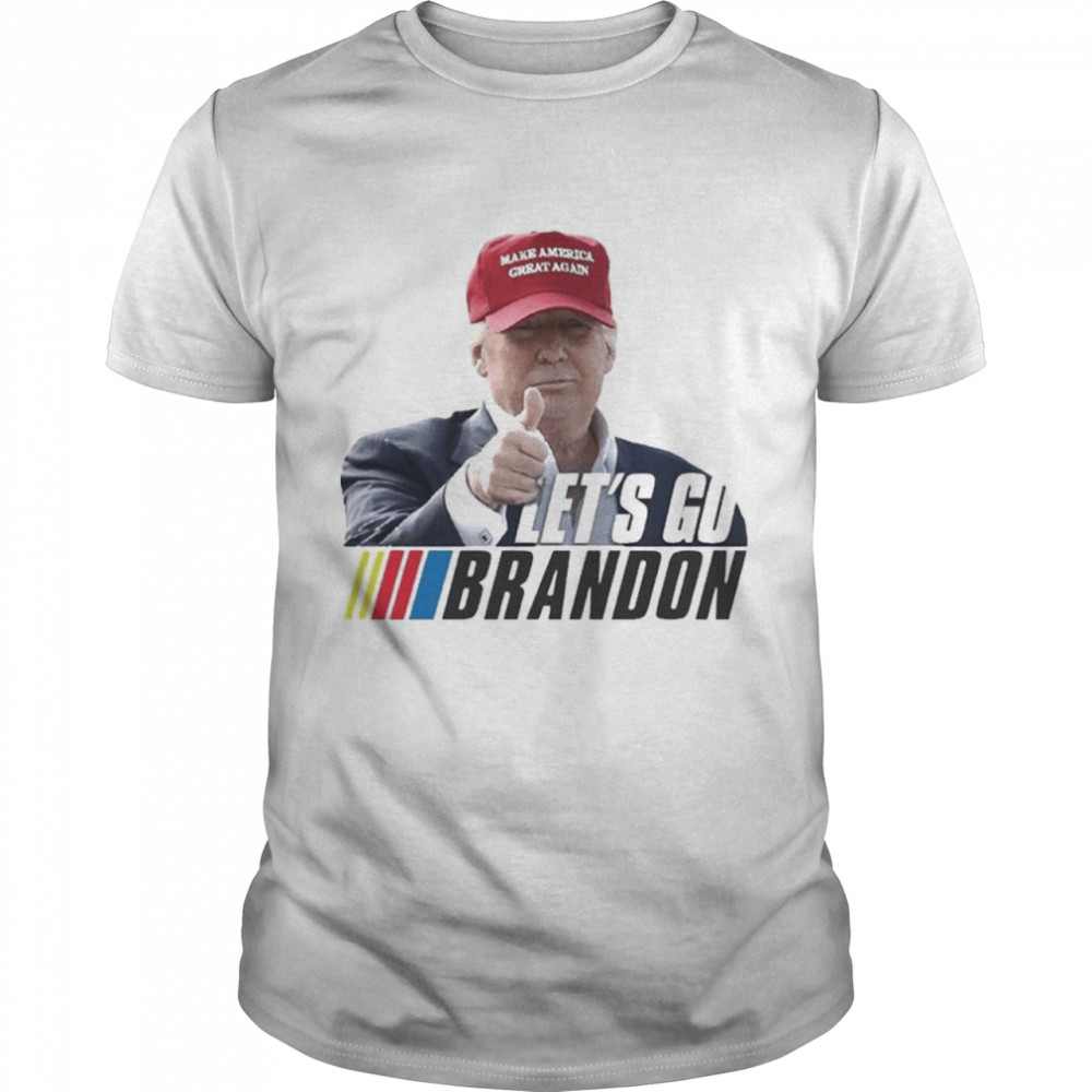 TRUMP Let’s Go Brandon Nascar  Classic Men's T-shirt