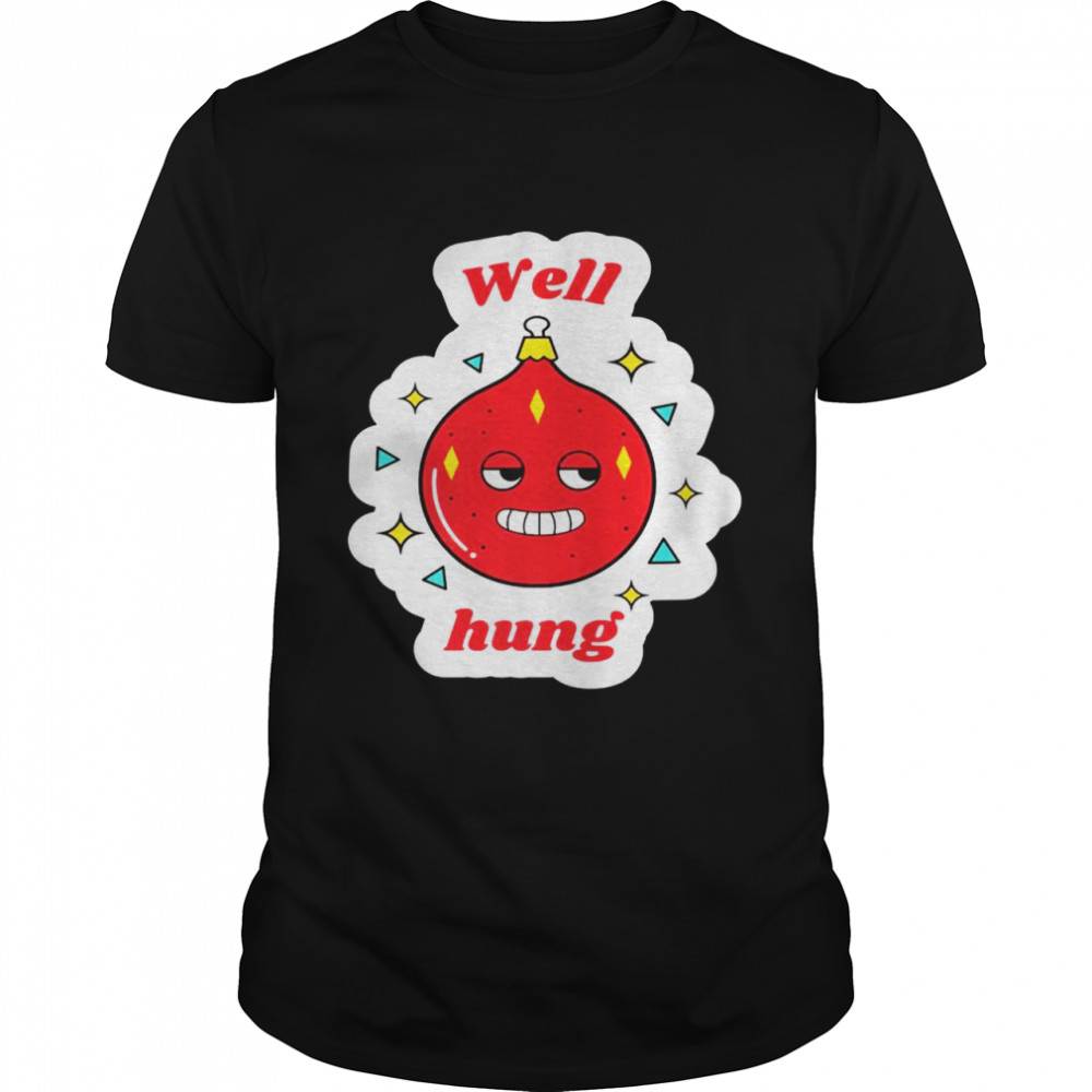 Christmas party inappropriate well hung bauble innuendo  Classic Men's T-shirt