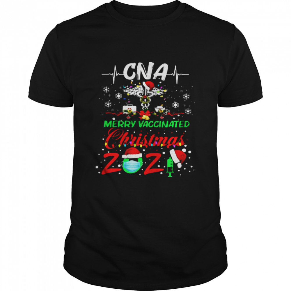 CNA Merry Vaccinated Christmas 2021  Classic Men's T-shirt