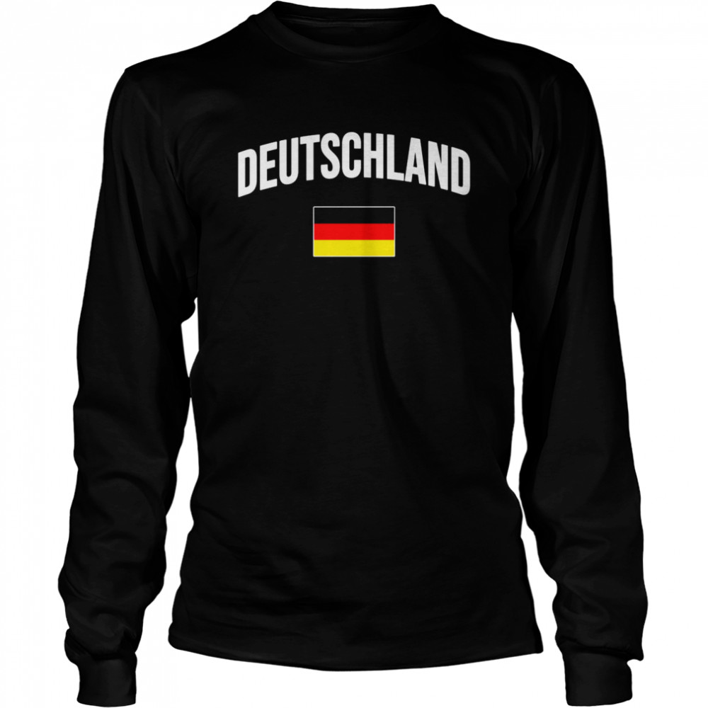 Deutschland Flag Of Germany Classic Germany Long Sleeved T Shirt