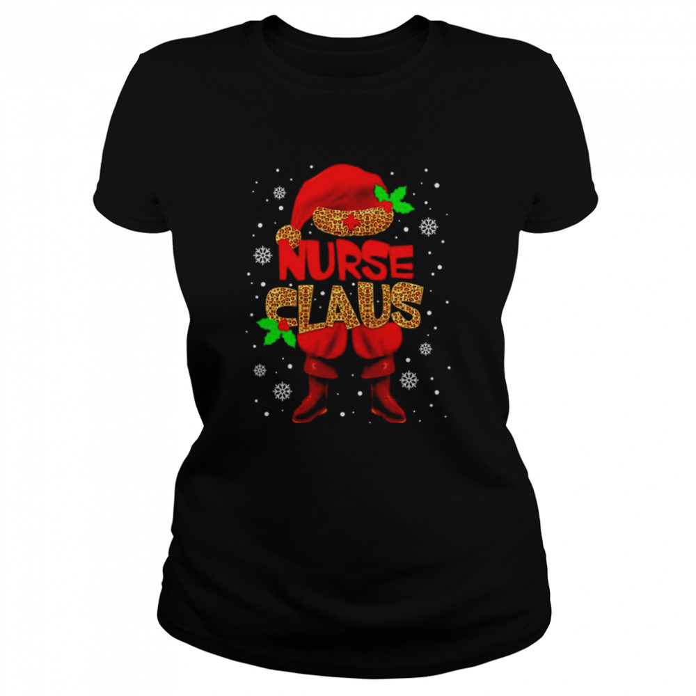Elf Nurse Claus Christmas Shirt Classic Womens T Shirt