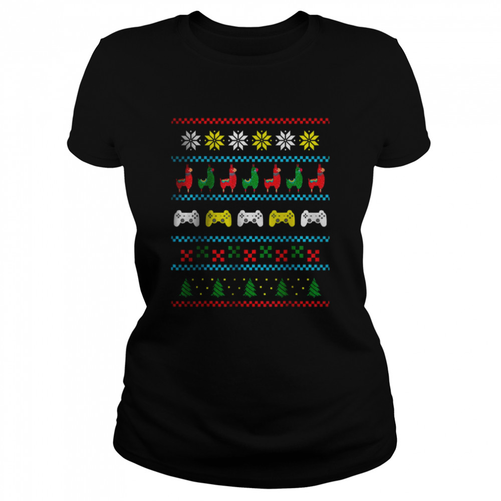 Gamer Christmas Gaming Video Games Gift Boys Men T Classic Womens T Shirt