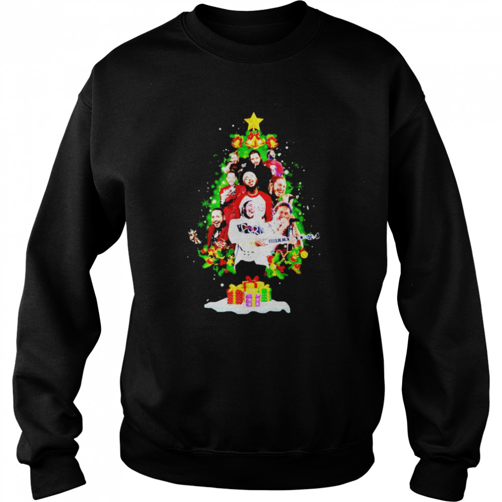 Post Malone Christmas Tree Sweater Unisex Sweatshirt