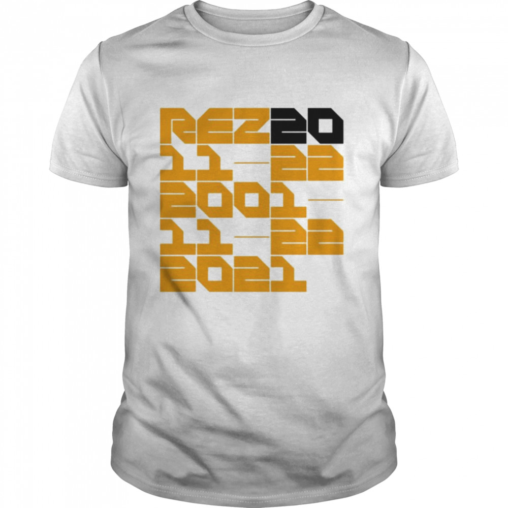 Rez20 Anniversary 2001 2021 shirt Classic Men's T-shirt