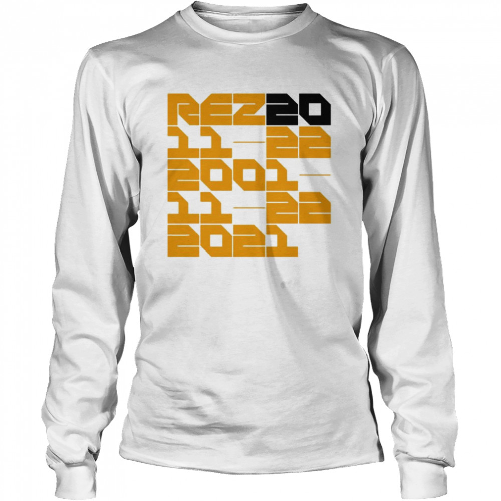 Rez20 Anniversary 2001 2021 Shirt Long Sleeved T Shirt