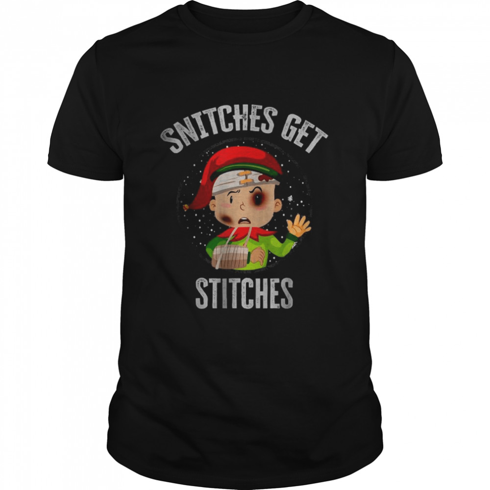 Snitches Get Stitches Christmas Costume T- Classic Men's T-shirt
