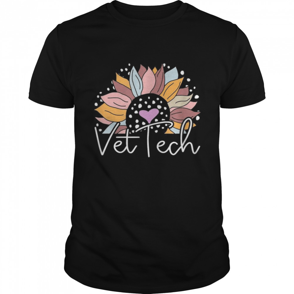 Sunflower Vet Tech  Classic Men's T-shirt