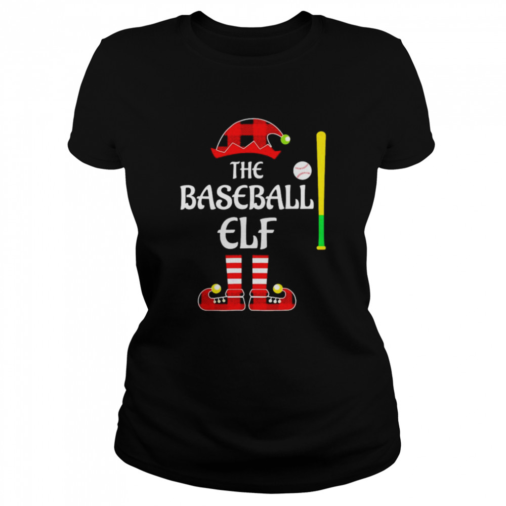 The Baseball Elf Christmas Shirt Classic Women'S T-Shirt