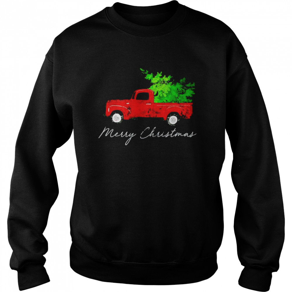 Wagon Christmas Tree On Car Xmas Vacation Shirt Unisex Sweatshirt