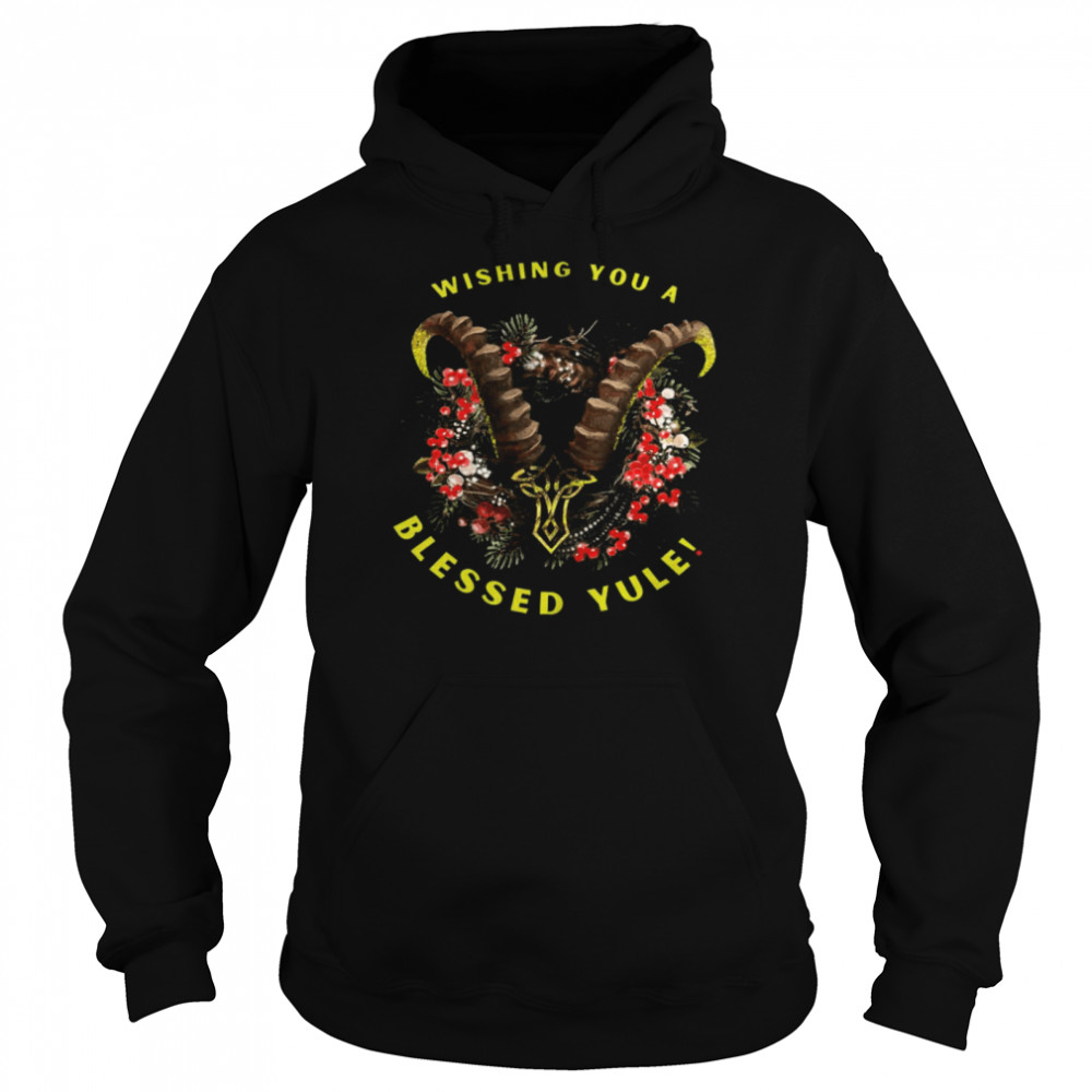 Wishing You A Blessed Yule Unisex Hoodie