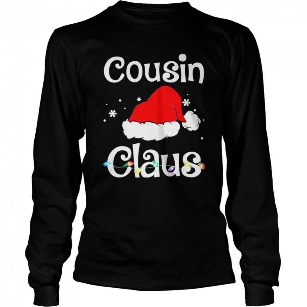 Cousin Claus Christmas Pajama Family Matching Xmas T Long Sleeved T Shirt