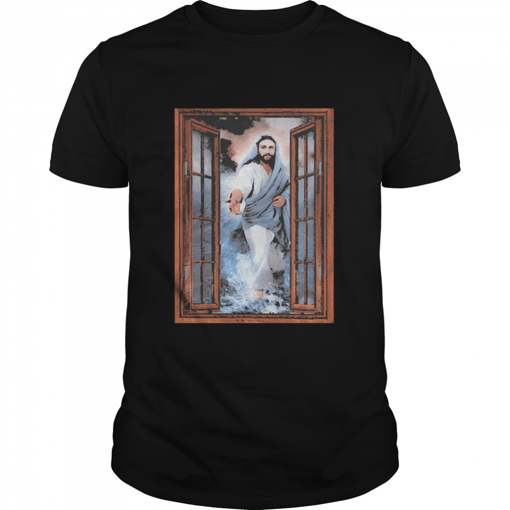 Jesus Christ Hand In Storm Canvases Jesus  Classic Men's T-shirt