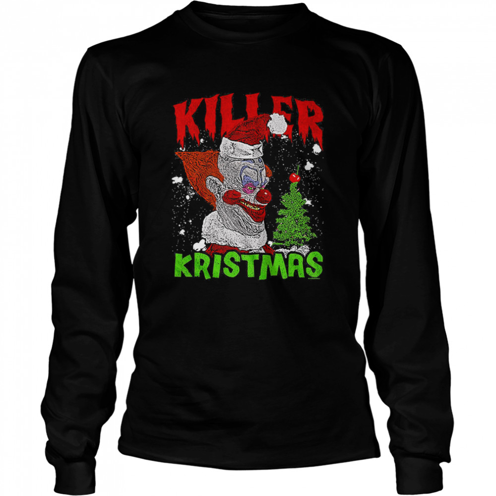 Killer Kristmas Killer Klowns From Outer Space Long Sleeved T Shirt
