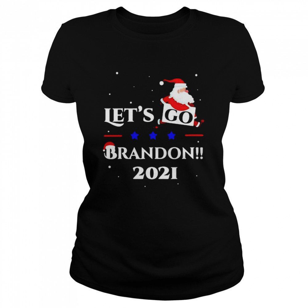 Lets Go Brandon 2021 Merry Christmas Sweater Classic Womens T Shirt