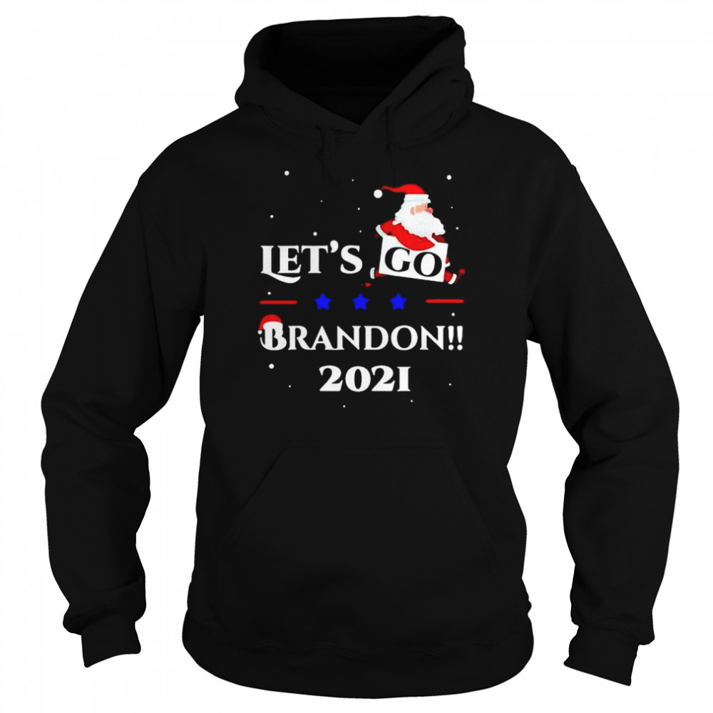 Lets Go Brandon 2021 Merry Christmas Sweater Unisex Hoodie