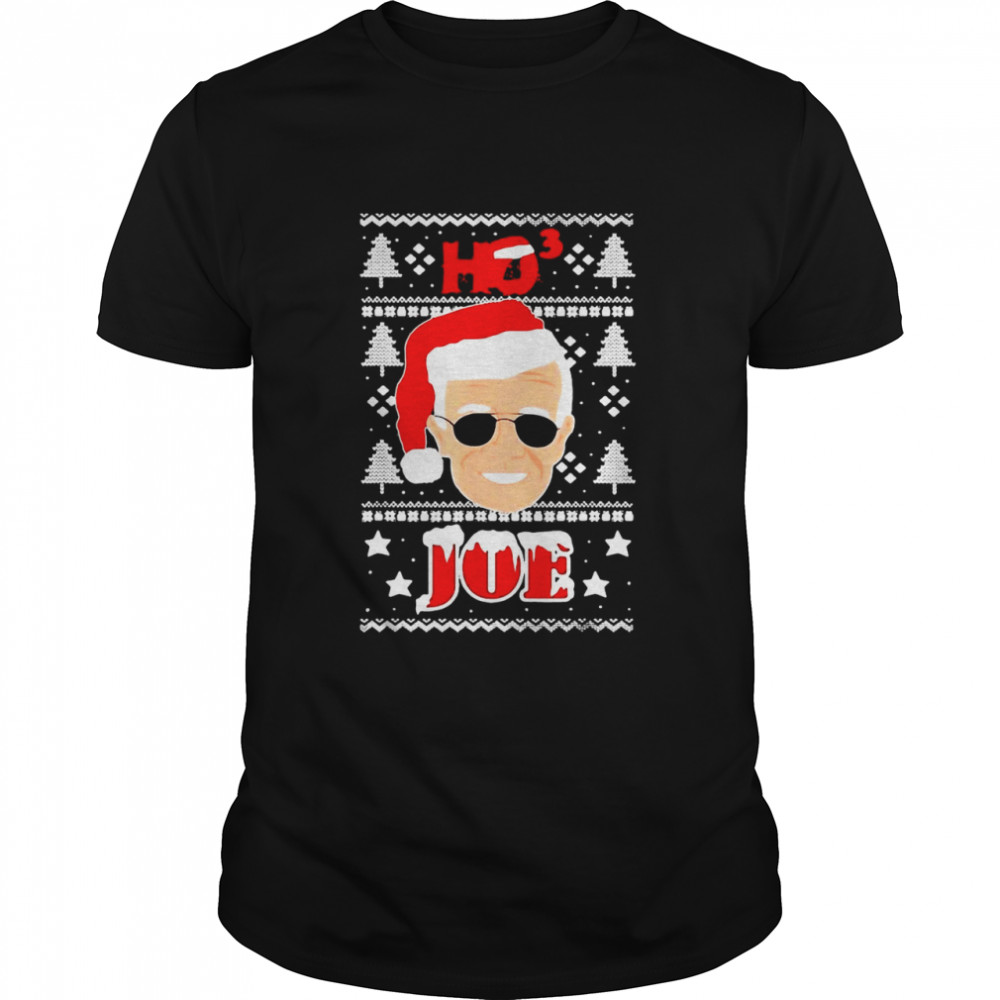 Merry Christmas Hohoho Joe Xmas Anti Biden Sweater  Classic Men's T-shirt