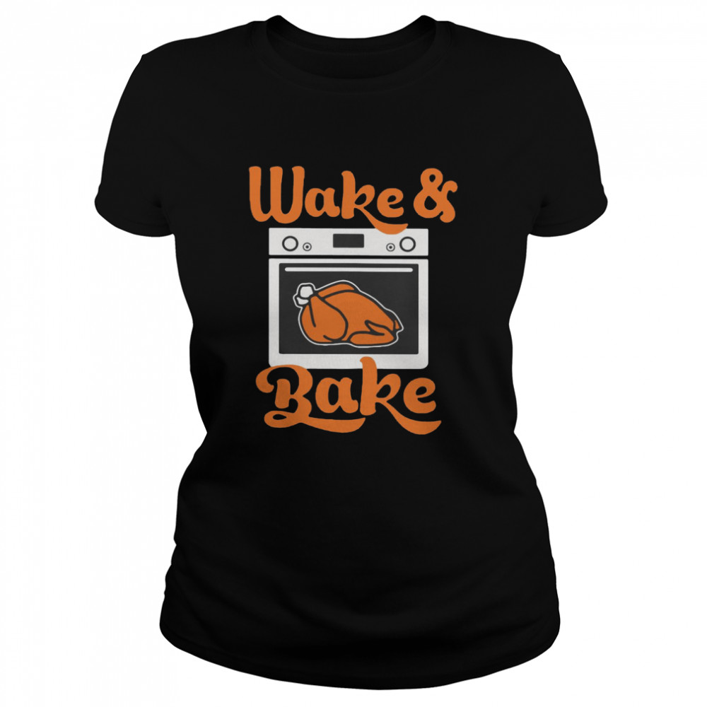 Milfweeed Wake And Bake Classic Womens T Shirt
