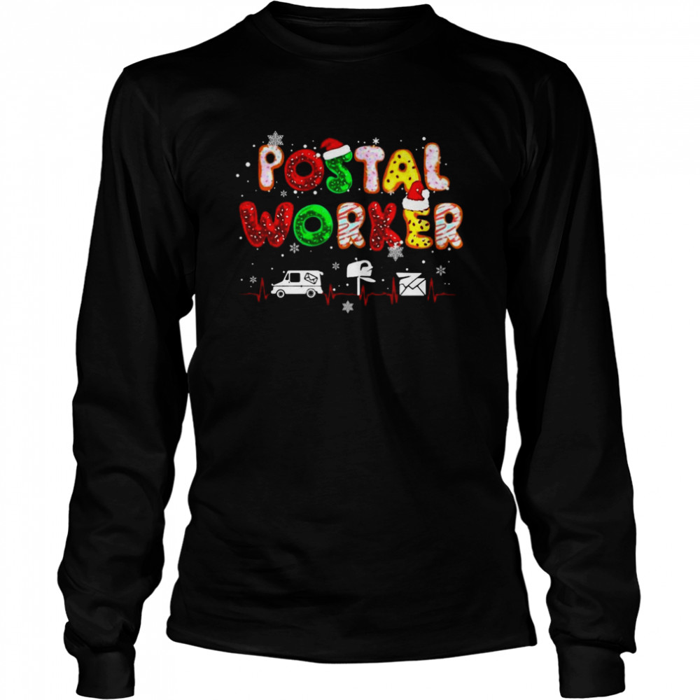 Postal Worker Christmas Sweater  Long Sleeved T-Shirt