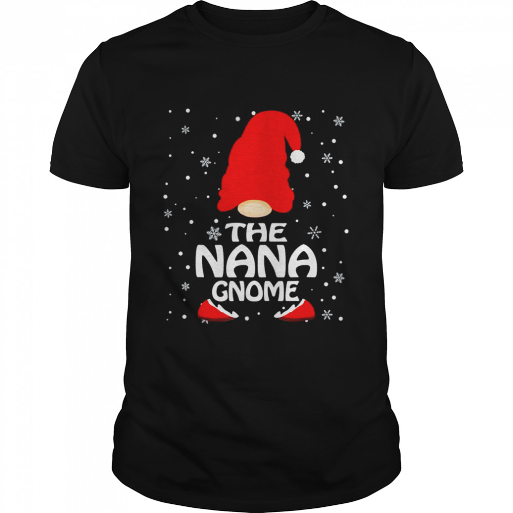 The Nana Gnome Christmas Family Matching Pajamas T- Classic Men's T-shirt