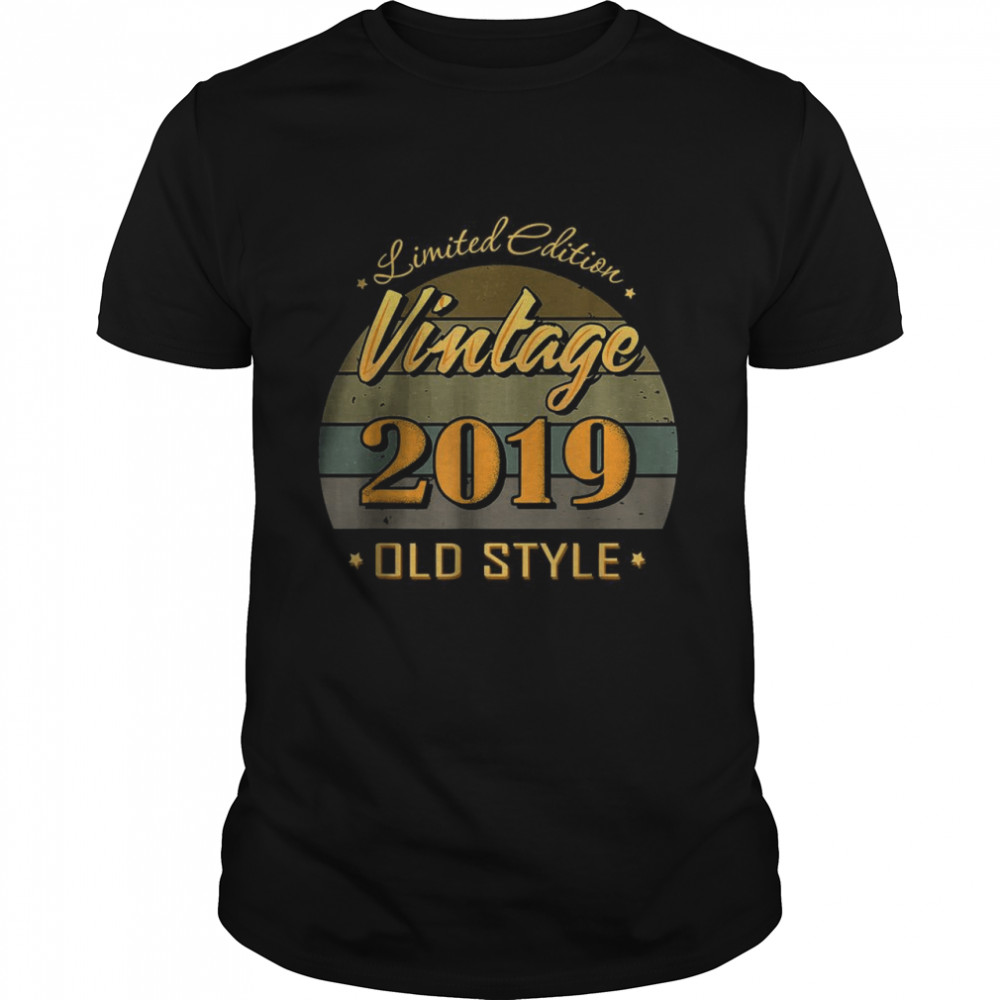 Limited Edition Vintage 2019 Old Style T- Classic Men's T-shirt