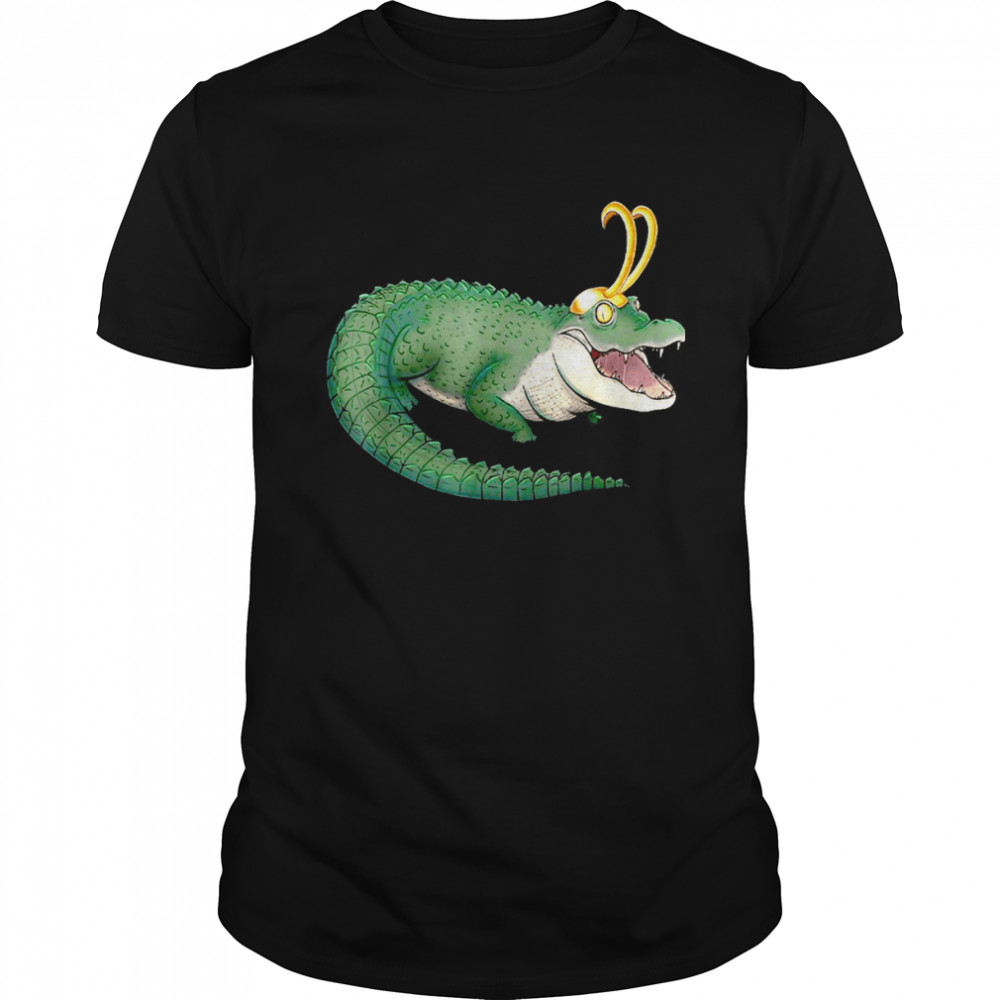 Loki Gator Alligator Loki Croki Crocodile God Of Mischief  Classic Men's T-shirt