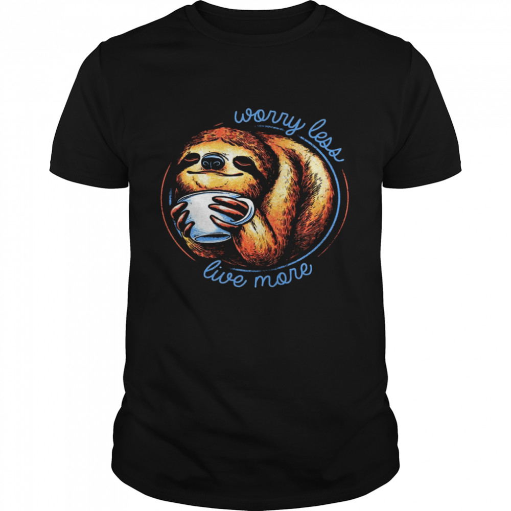 Sloth Worry less live more shirt Classic Men's T-shirt
