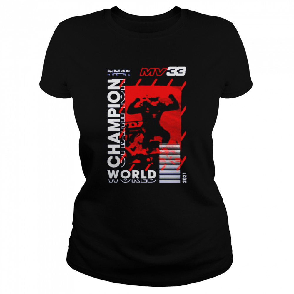 Red Bull Racing 2021 Max Verstappen World Champion  Classic Women's T-shirt