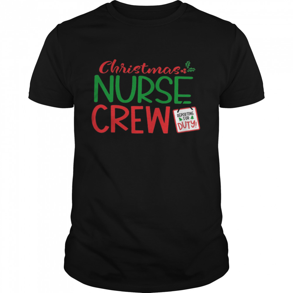 Christmas Nurse Crew shirt Classic Men's T-shirt