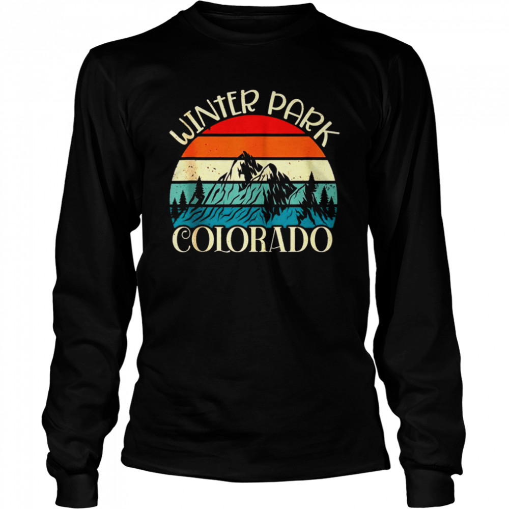Christmas Winter Park Colorado  Long Sleeved T-Shirt