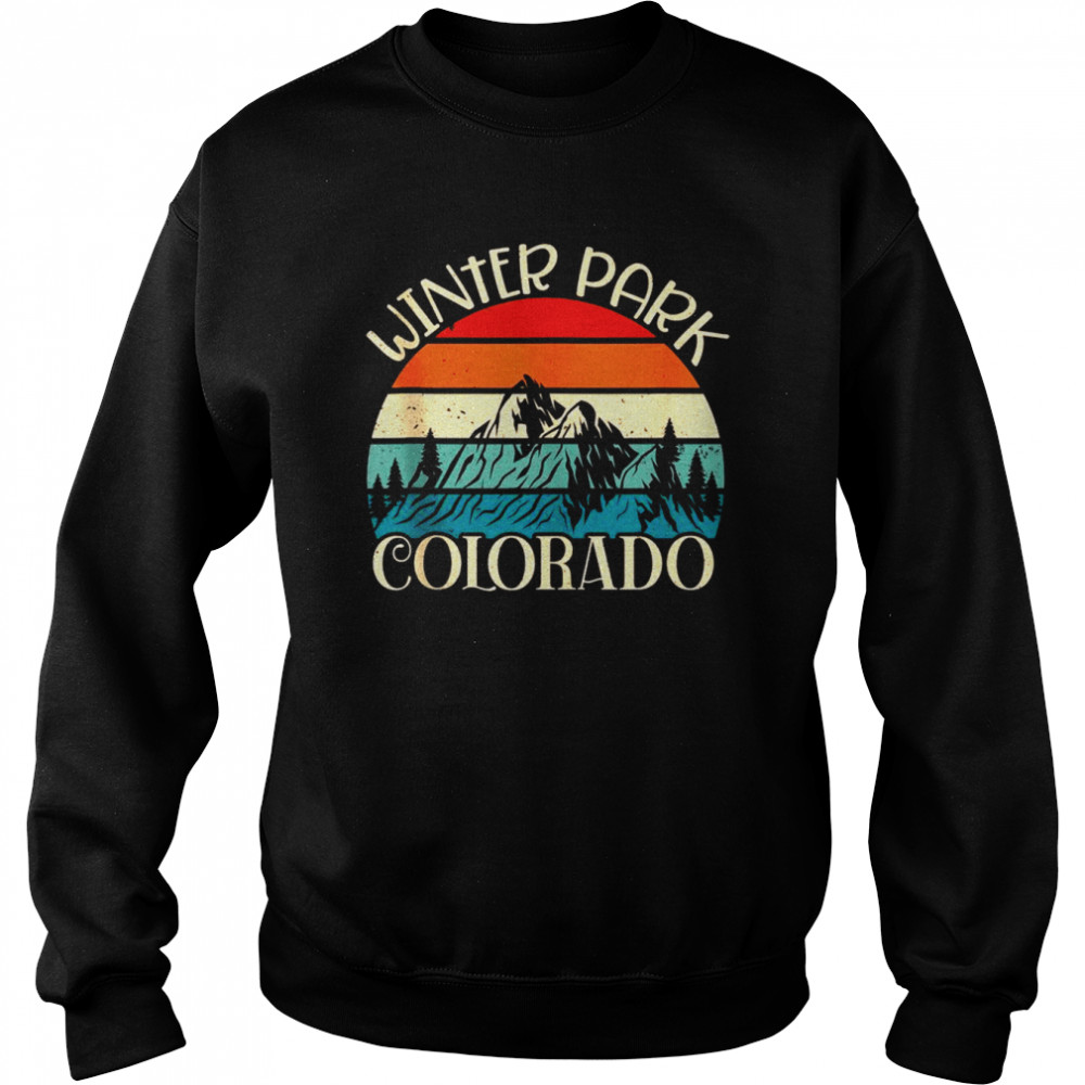 Christmas Winter Park Colorado  Unisex Sweatshirt