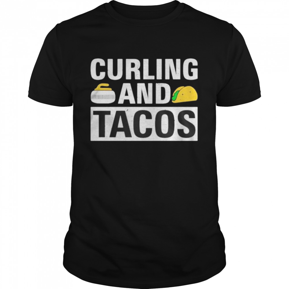Curling and tacos shirt Classic Men's T-shirt