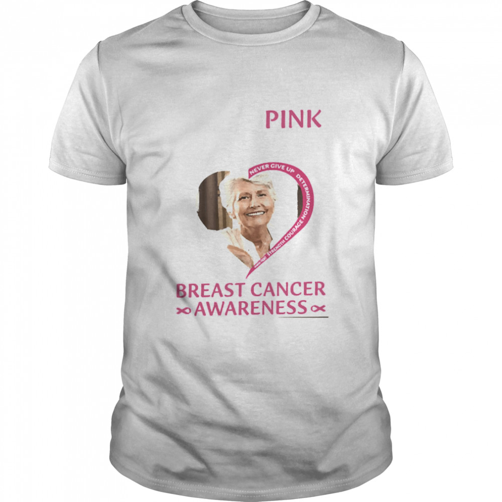 I Wear Pink For My Mom Breast Cancer Awareness  Classic Men's T-shirt