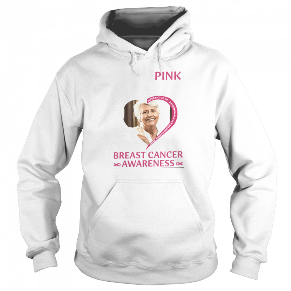 I Wear Pink For My Mom Breast Cancer Awareness  Unisex Hoodie