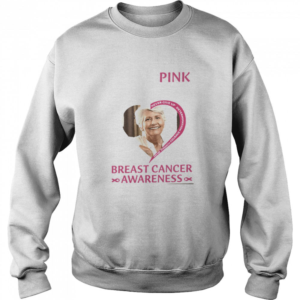 I Wear Pink For My Mom Breast Cancer Awareness  Unisex Sweatshirt