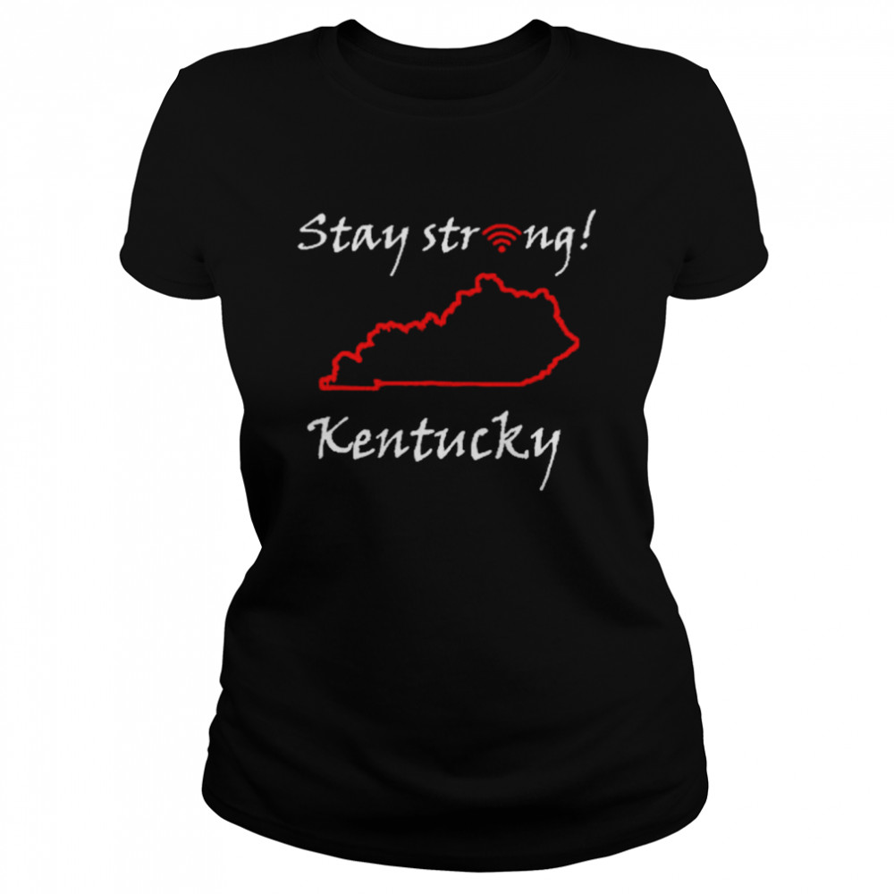 Stay Strong Kentucky City Heart Tee  Classic Women'S T-Shirt