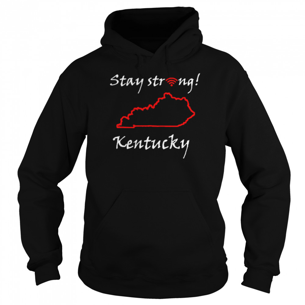 Stay Strong Kentucky City Heart Tee Unisex Hoodie