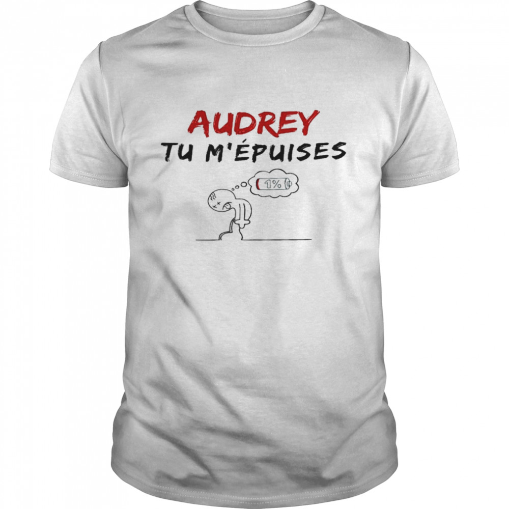 Audrey tu mepuises shirt Classic Men's T-shirt