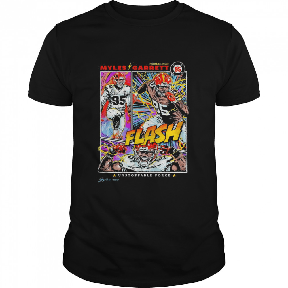 Cleveland Myles Garrett Flash  Classic Men's T-shirt