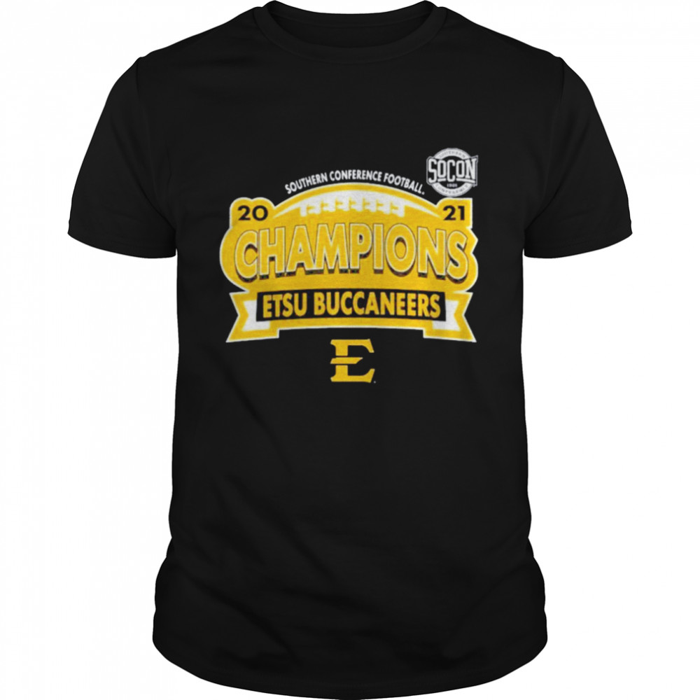 East Tennessee State Buccaneers Southern Conference Football 2021 Champions shirt Classic Men's T-shirt