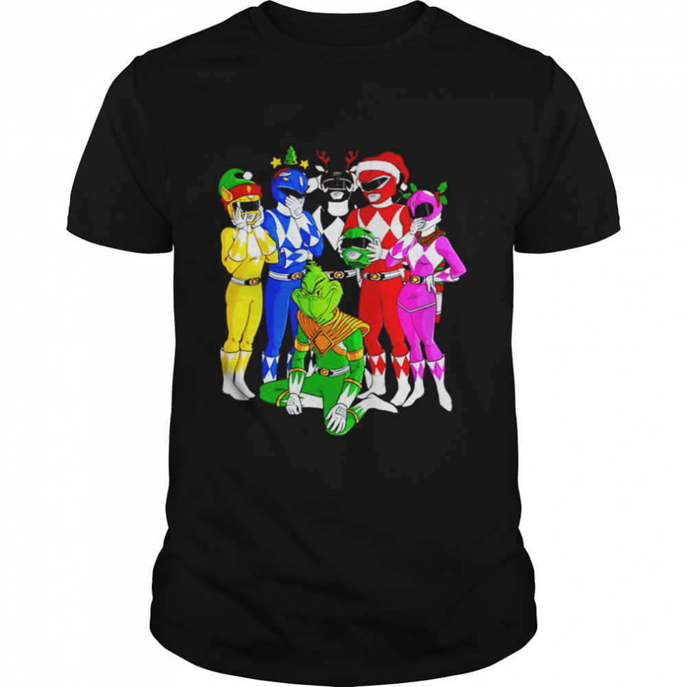 Grinch Rangers Christmas  Classic Men's T-shirt