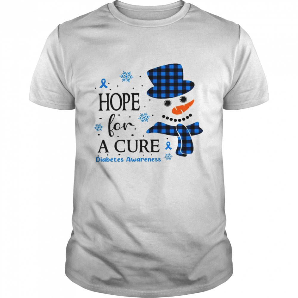 Hope for a cure diabetes awareness shirt Classic Men's T-shirt