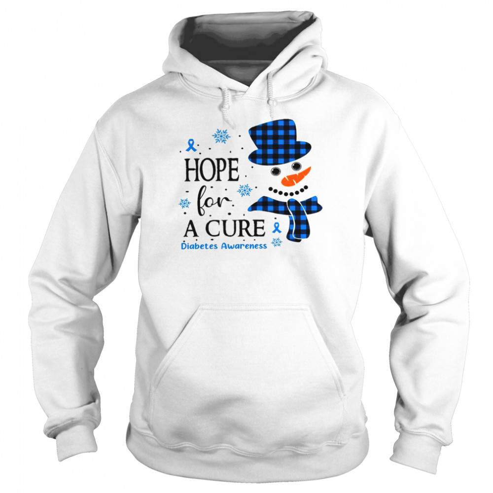 Hope For A Cure Diabetes Awareness Shirt Unisex Hoodie