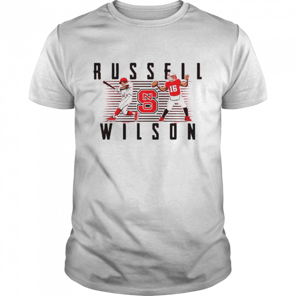 NC State Wolfpack Russell Wilson football and baseball shirt Classic Men's T-shirt
