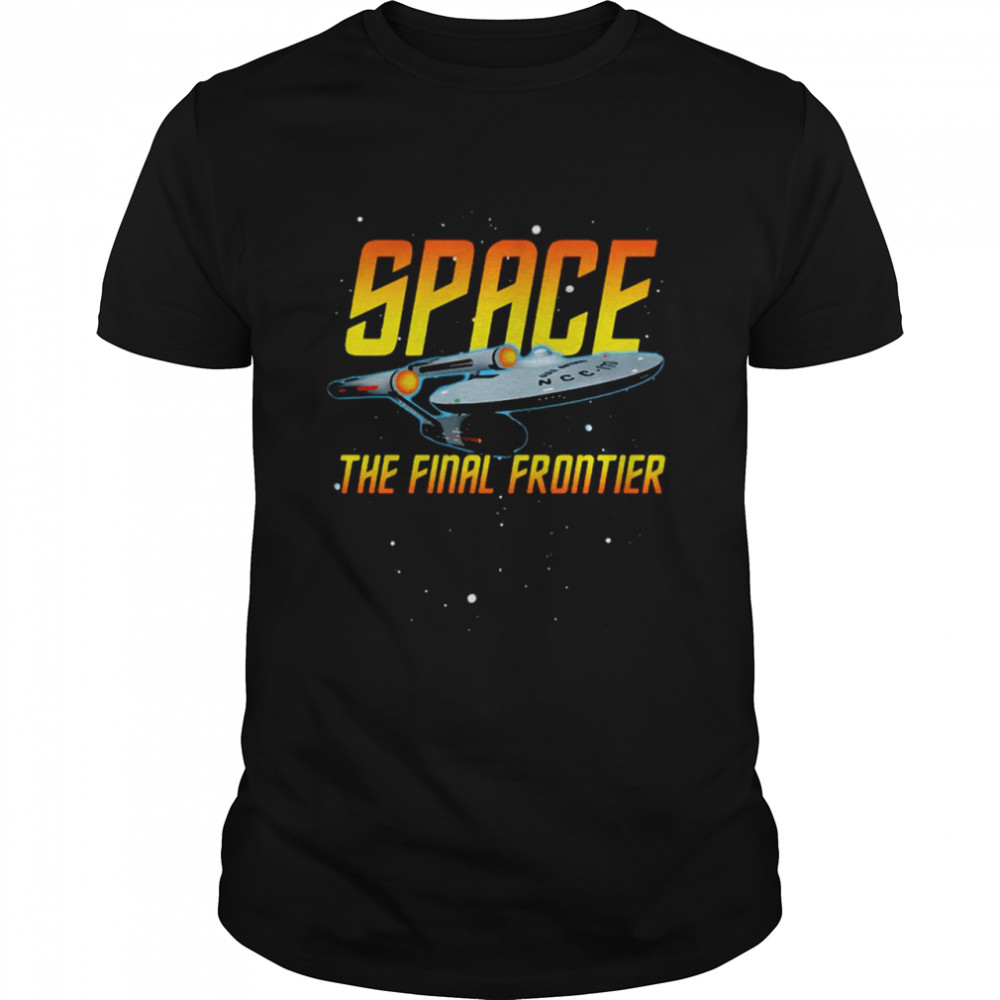 Space The Final Frontier Star Trek  Classic Men's T-shirt