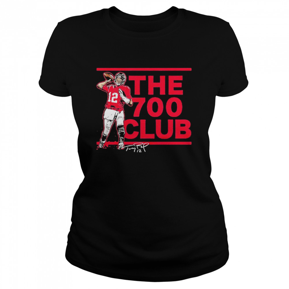 Tom Brady The 700 Club Signature Shirt Classic Womens T Shirt