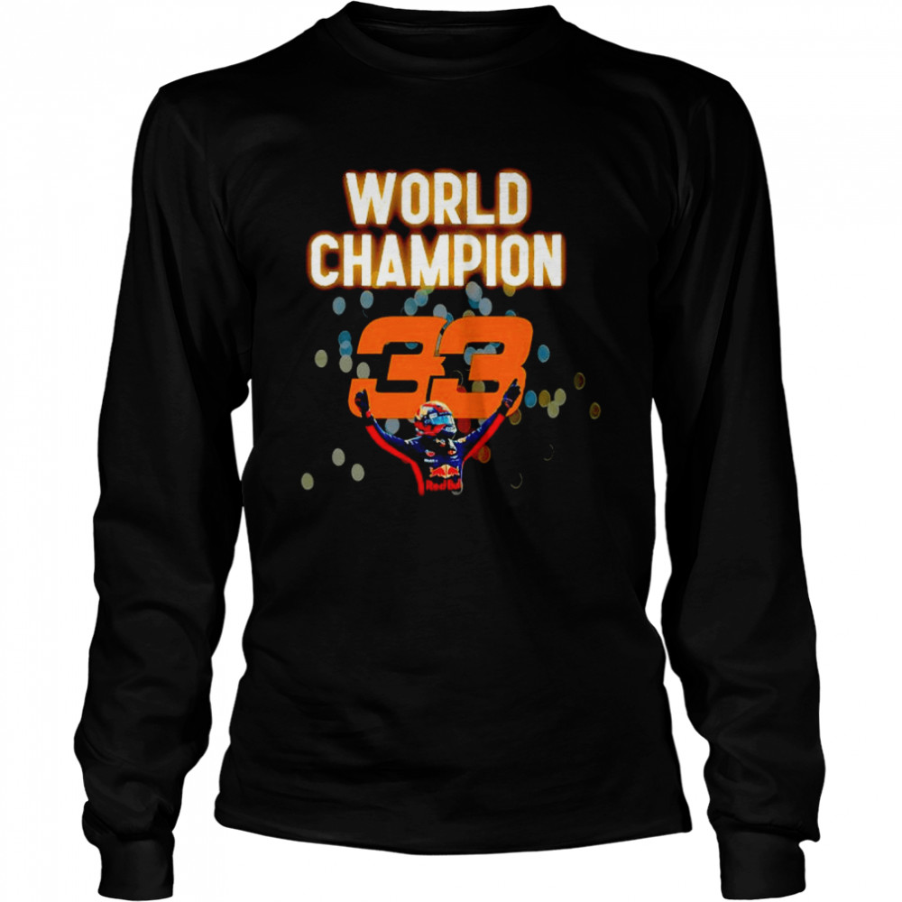 Verstappen World Champion Shirt Long Sleeved T Shirt