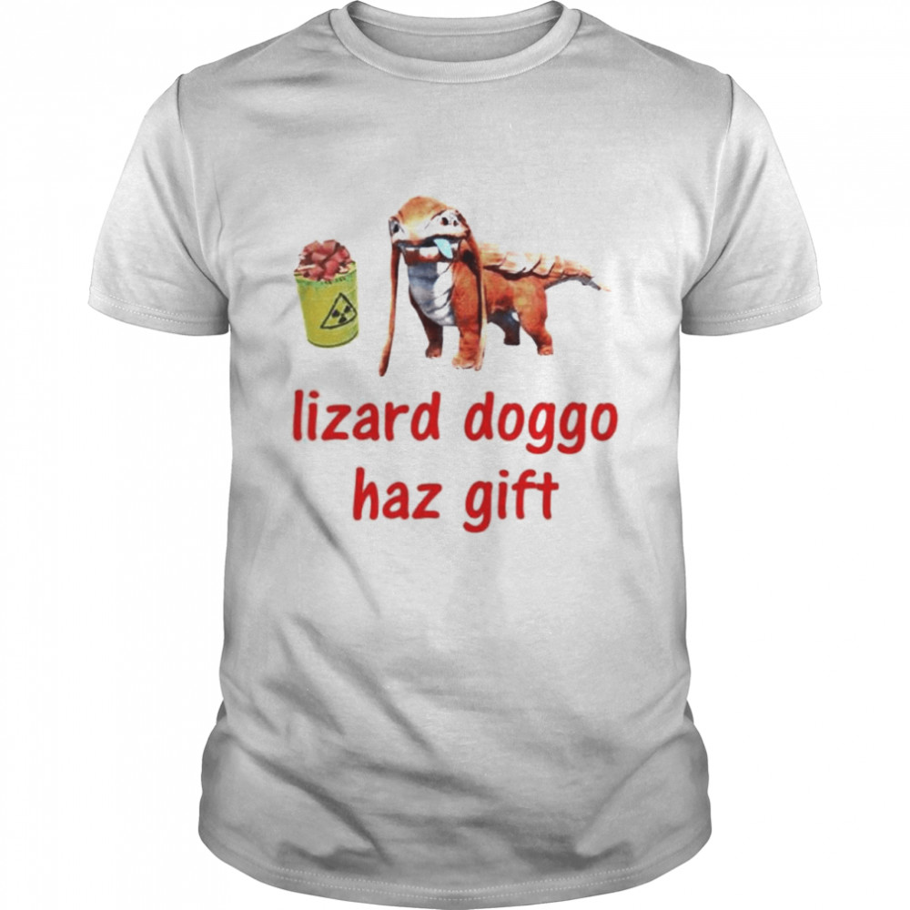 Lizard Doggo Haz Gift shirt Classic Men's T-shirt