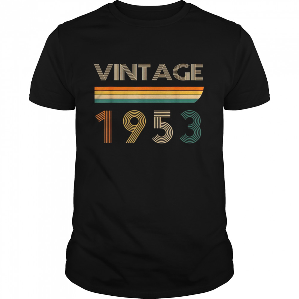 Vintage 1953 69 Years Old 69th Birthday  Classic Men's T-shirt
